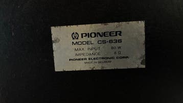 Pioneer - CS-636 Luidsprekerset