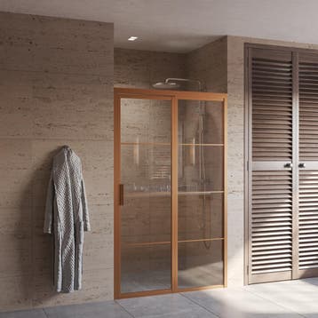 BWS Nisdeur Frame met Vast Paneel 100x200 cm 8 mm NANO Glas, Ophalen of Verzenden, Nieuw, Douche