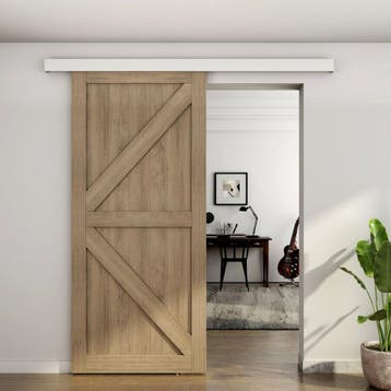Nova schuifdeursysteem wit 240 cm – wand- en plafondmonta., Ophalen of Verzenden, Schuif of Grendel