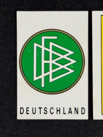 1970 Panini Mexico 70 World Cup, - Badge & Flag: Germany - 2