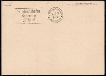 Empire allemand 1929 - Luftschiff Graf Zeppelin - Carte
