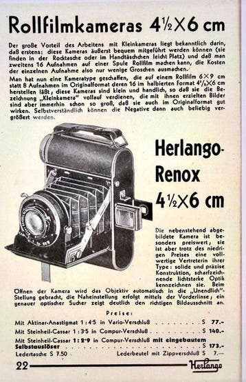 Herlango Renox Analoge camera, Nieuw