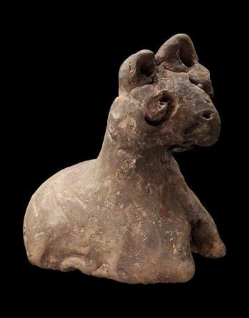 Oud-Chinees - Statuette van een rund - Yuan-dynastie