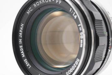 Minolta MC ROKKOR-PF 58mm f/1.4 Cameralens