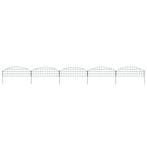 vidaXL Schuttingset gebogen 77,3x26 cm groen, Tuin en Terras, Verzenden, Nieuw