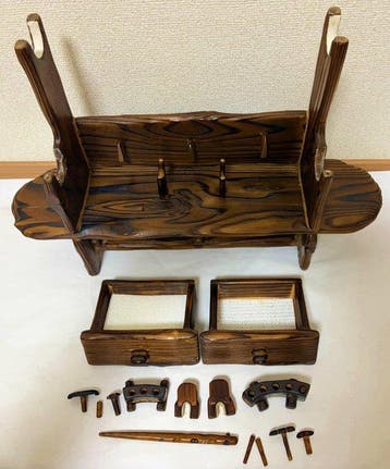 Belle conception katanakake ensemble complet - Japon - XXe