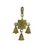 Muurhanger Chime Ohm met 3 Klokken - Messing, Ophalen of Verzenden, Nieuw
