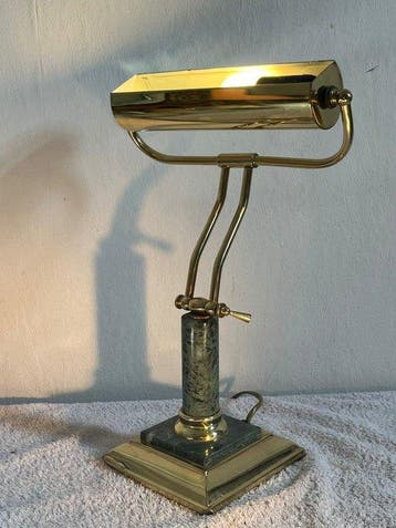 Boudetserie - Tafellamp - Messing, Marmer, Nieuw