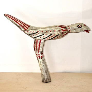 Grand oiseau stylisé Dagari / Lobi - sculptuur - Burkina, Antiek en Kunst