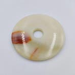 Oud Sino-Birmaans Jade Bi Disc - Kralentalisman: Kracht van