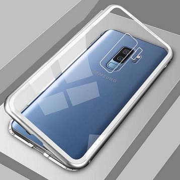 Samsung Galaxy A8 Plus Magnetisch 360° Hoesje met Tempered, Verzenden, Nieuw
