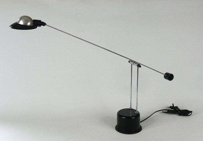 Massive - Tafellamp - Plastic, Chroom - Bureaulamp met, Antiquités & Art, Antiquités | Éclairage