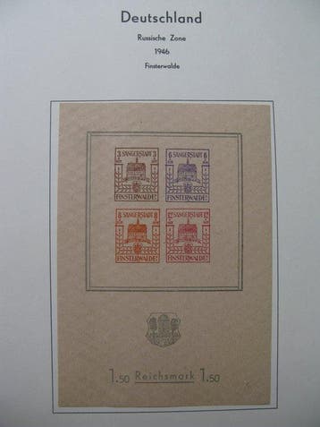 Duitsland 1945 - Alliënte bezetting - Duitsland (Sowjetzone), Gestempeld