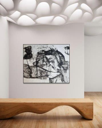 Timo Wedell - Whispering Shadows - XXL - Abstract Klein
