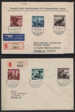 Liechtenstein 1947/1958 - 7 meilleures FDC « Oiseaux » et «
