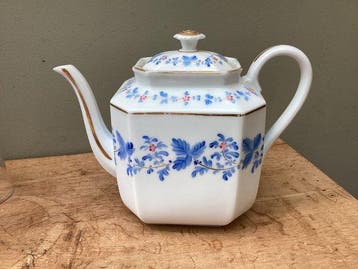 Koffieservies voor 8 (20) - vieux Bruxelles - Porselein -, Antiek en Kunst