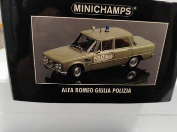 Minichamps 1:18 - Model sedan - Alfa Romeo Giulia Polizia