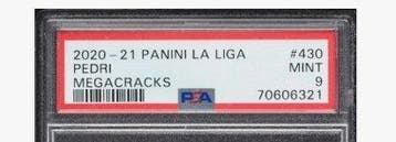 Panini La Liga 2020/21 - Rookie #430 Pedri - PSA 9 Graded