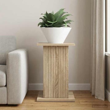 vidaXL Plantenstand Sonoma Eiken 30,5 x 30 x 43 cm Bewerkt, Verzenden