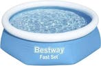 Bestway Fast Set opblaasbaar zwembad - 244x61 cm - Rond, Verzenden, Zo goed als nieuw