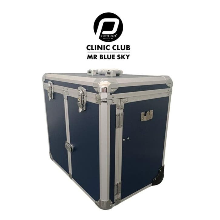 Pedicurekoffer clinic club line Blue (Pedicurekoffers), Electroménager, Équipement de Soins personnels, Envoi