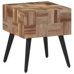 vidaXL Bijzettafel 40x40x45 cm massief gerecycled teakhout, Verzenden, Nieuw