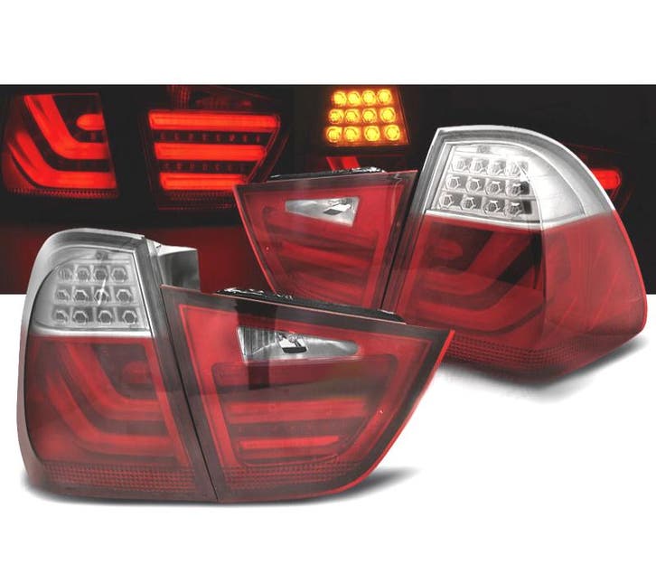 FEUX ARRIÈRE POUR BMW E91 09-11 LED ROUGE, Auto-onderdelen, Verlichting, Verzenden