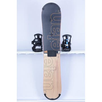 140 snowboard ELAN EXPLORE R, black/wood/orange, woodcore, c, Verzenden, Gebruikt