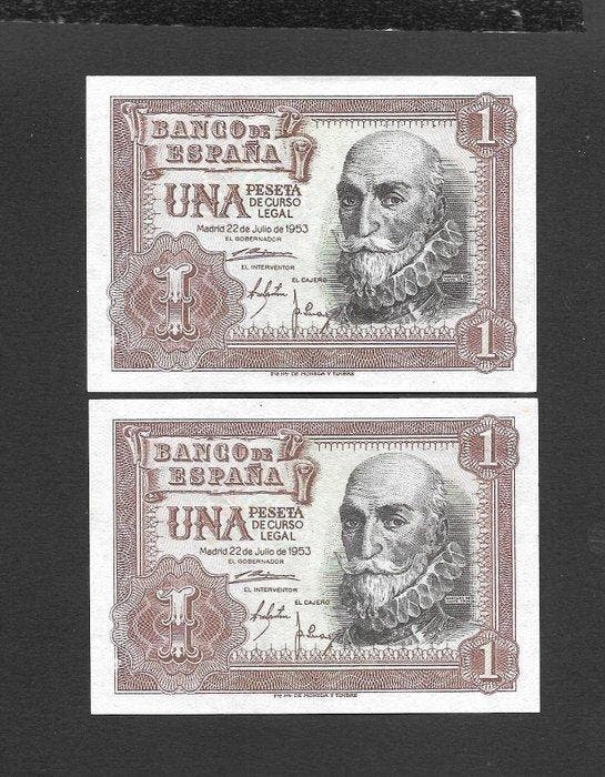 Spanje. - 12 Banknotes - various dates (Zonder minimumprijs), Timbres & Monnaies, Billets de banque | Europe | Billets non-euro