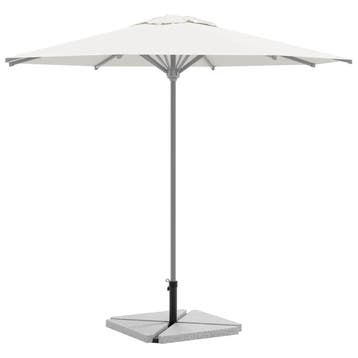 vidaXL 5-delige Set parasolvoeten voor in de tuin graniet en, Verzenden, Nieuw