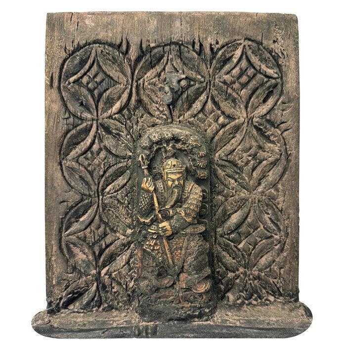 Une partie dun panneau de temple chinois de Bali [SANS, Antiek en Kunst, Kunst | Niet-Westerse kunst