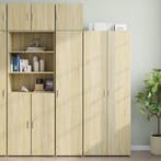 vidaXL Opbergkast smal 40x42,5x225 cm bewerkt hout sonoma, Verzenden, Nieuw