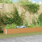 vidaXL Verhoogde plantenbak Lichtbruin 775 x 50 x 36 cm, Verzenden, Nieuw