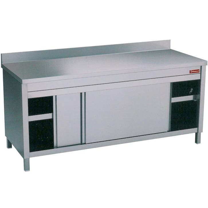 Werkbank | RVS | Schuifdeuren | Diepte 700 | Hoogte, Zakelijke goederen, Horeca | Keukenapparatuur, Nieuw in verpakking, Verzenden