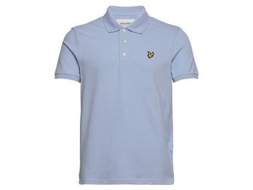 Veiling - Lyle &amp; Scott Plain Polo Shirt Light Blue - S