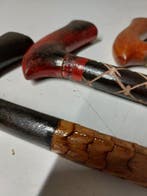 Canne de marche (3) - Bois, Antiquités & Art