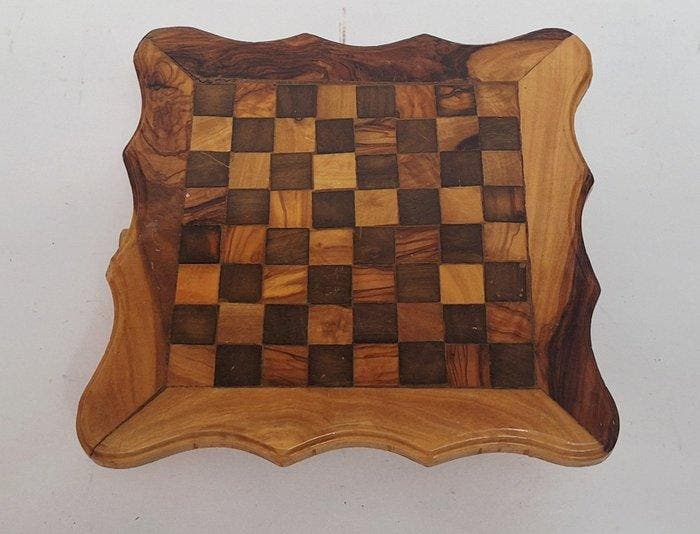 Jeu déchecs - De madera de Olivo Hecho a mano España - Bois, Antiek en Kunst, Curiosa en Brocante