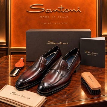 Santoni - Loafers - Maat: EU 45.5 - Nieuw in doos