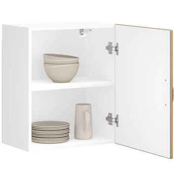 vidaXL Keuken Wandkasten 2 stuks Lucca Ambachtelijke Eik, Huis en Inrichting, Verzenden, Nieuw