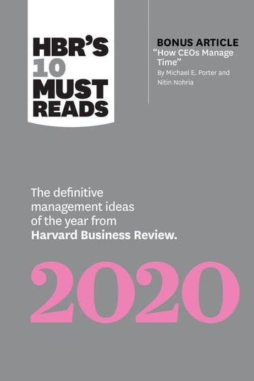 HBRs 10 Must Reads 2020 9781633698123, Verzenden, Gelezen, Harvard Business Review