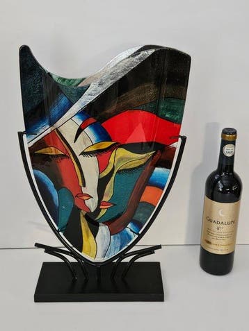 “Faces” - Vase - Verre