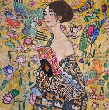 Gustav Klimt (1862–1918) (after) - Lady with a Fan, 1917