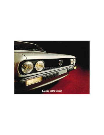 1977 LANCIA BETA 1300 COUPE BROCHURE