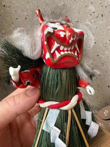 Traditioneel Japans volkskunstobject - Papier-maché,