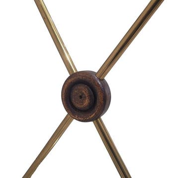 Wandtafel - Verguld messing - Consoletafel van messing en