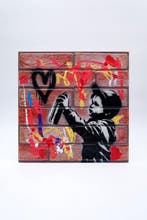 Golden Boy (2000) - LOVE IN THE HOOD Original painting -