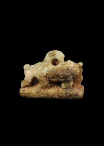 Oude Egypte, late periode Faience Amulet van Nut als een
