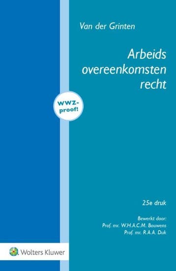 Arbeidsovereenkomstenrecht 9789013132946 Van der Grinten, Verzenden, Gelezen, Van der Grinten