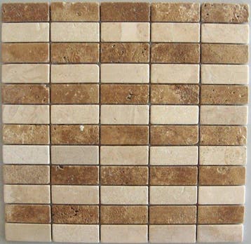 Wand Mozaïek Tegels Factory Marmer Anticato Lichtbruin Cr.., Wandtegels, Nieuw, Ophalen of Verzenden, 20 tot 40 cm