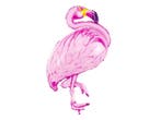 Helium Ballon Flamingo Leeg 95cm, Verzenden, Nieuw
